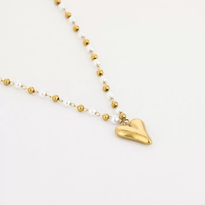 Pearlbeat ketting - goud