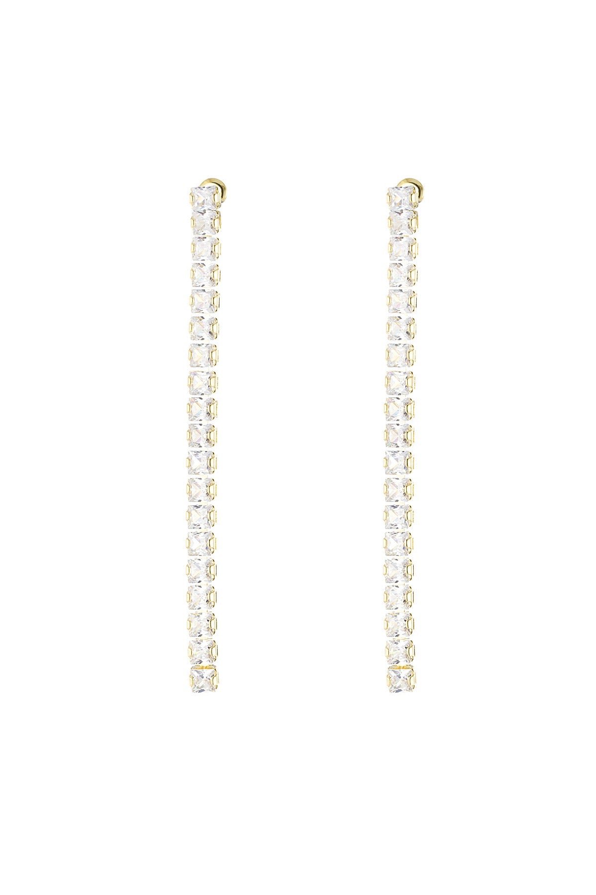 Glamorous party oorbellen - goud