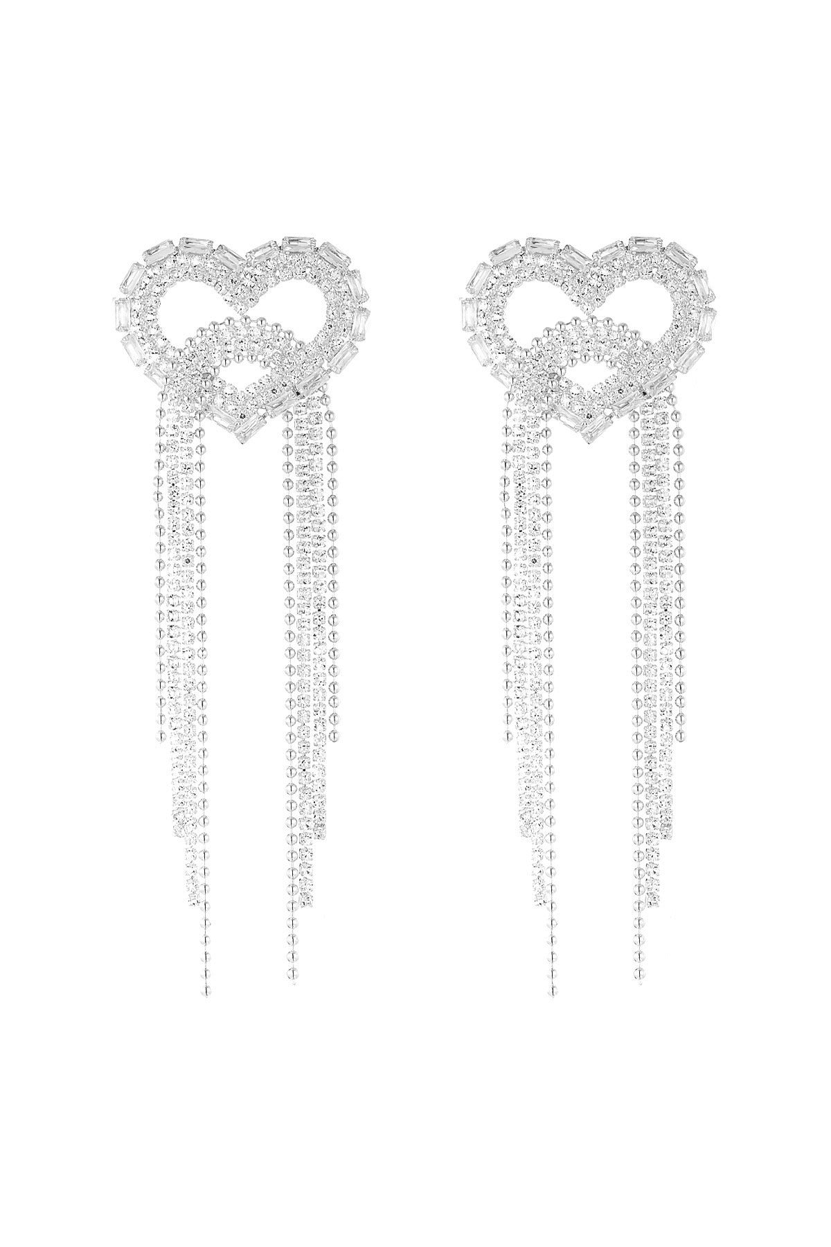Heart of the party oorbellen - zilver