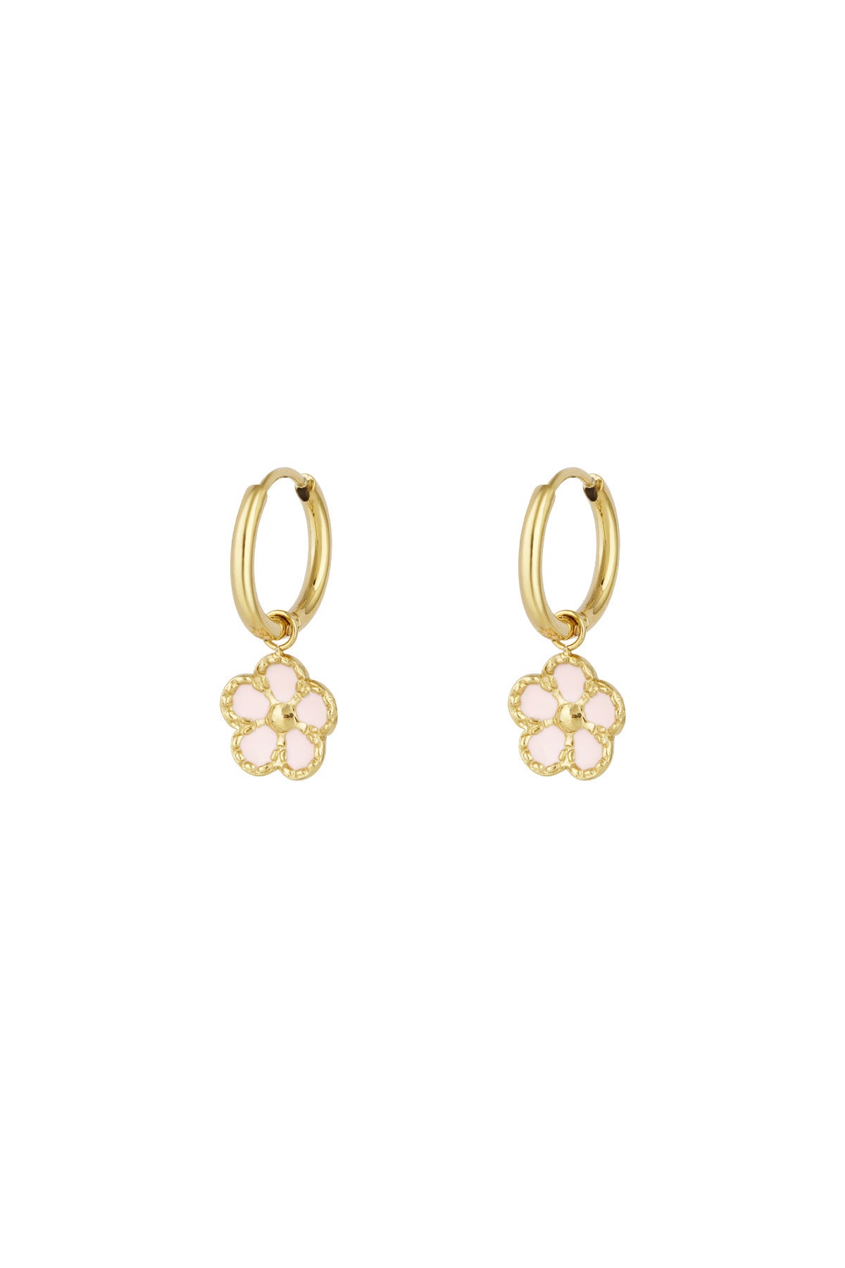Flower cuteness oorbellen - goud