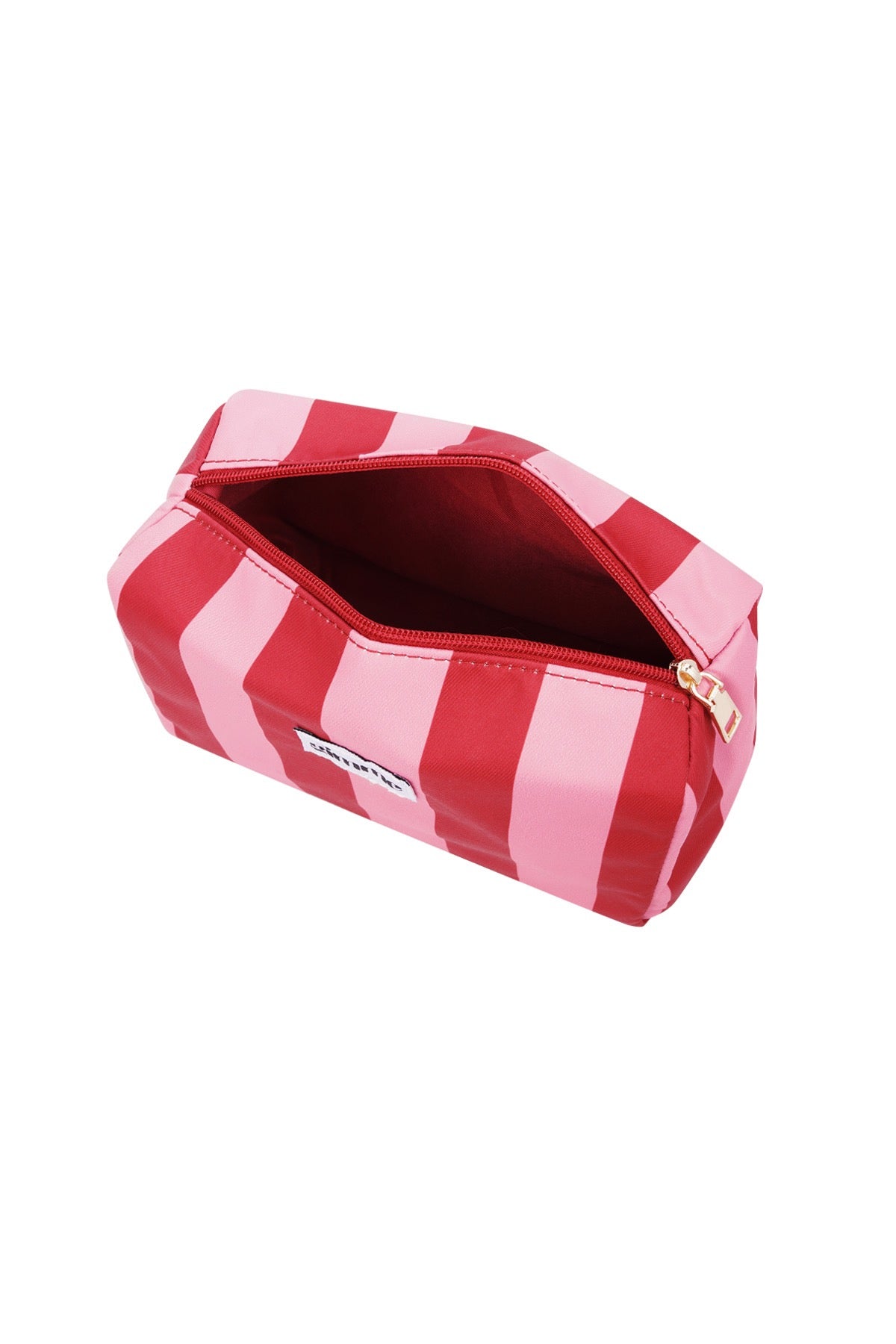 Grote streep toilettas - roze rood