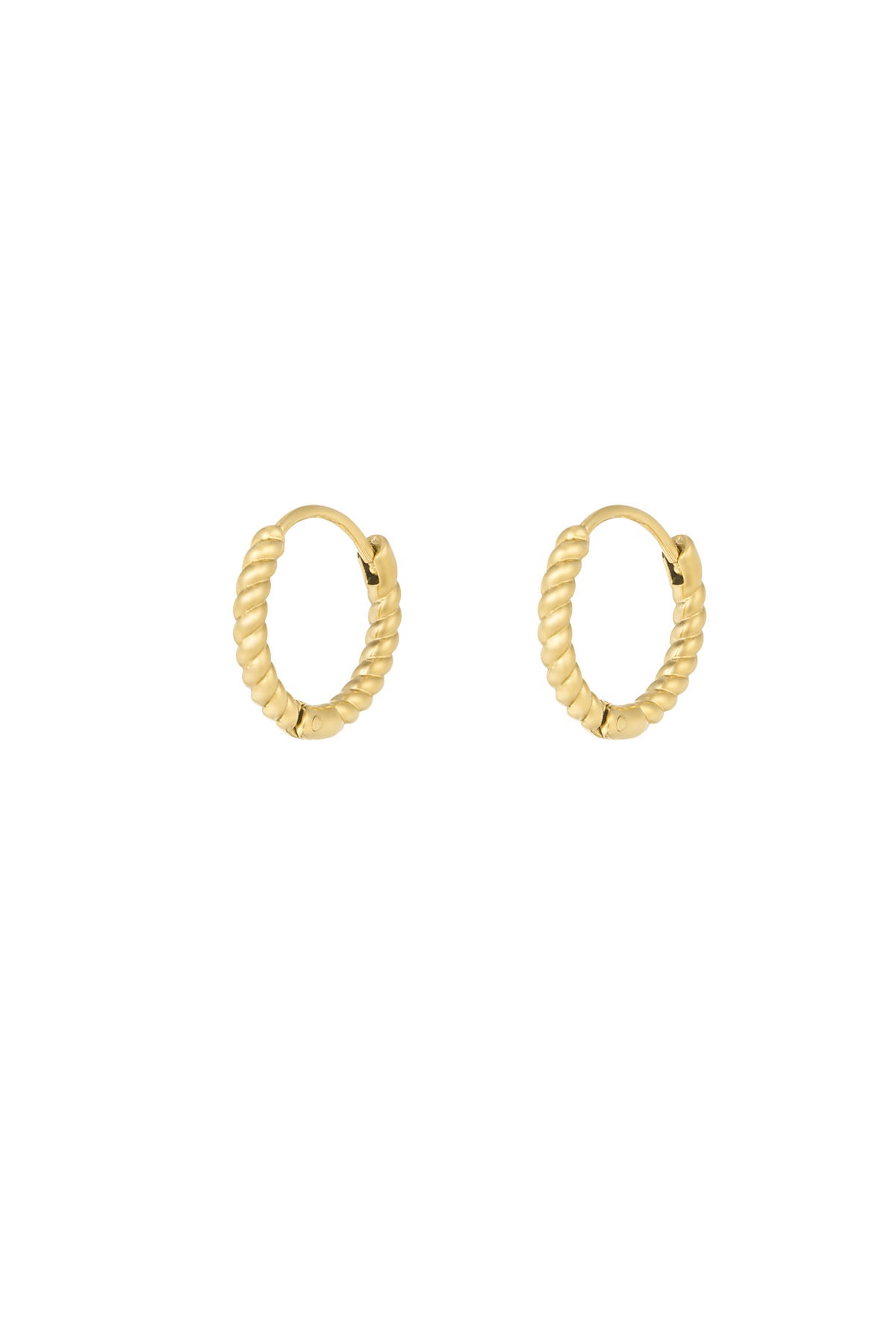 Timeless twist oorbellen - goud