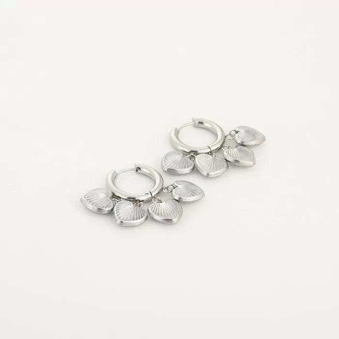 Sweetheart bedeloorbellen - zilver