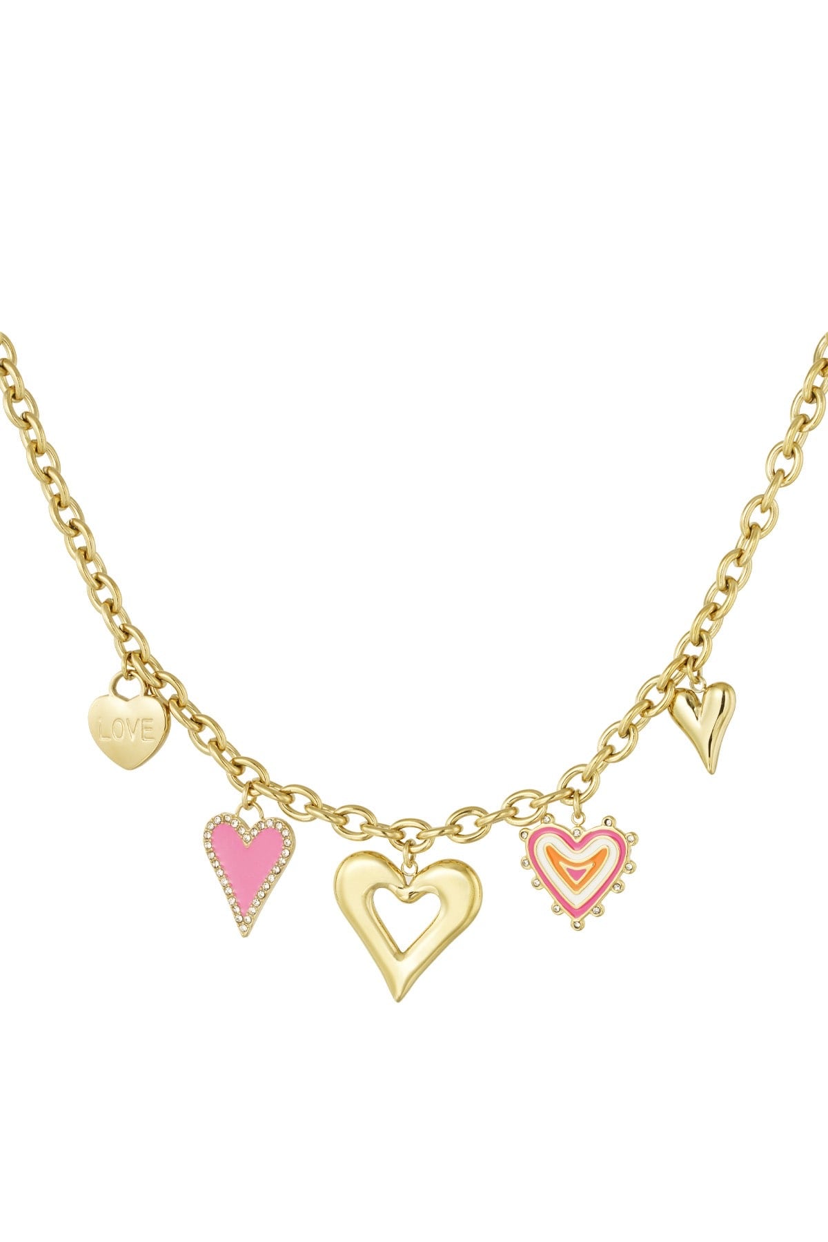 Love always wins bedelketting - goud