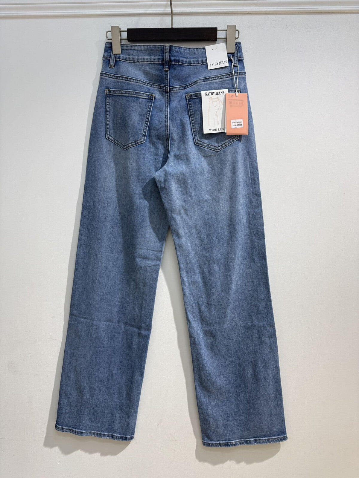Strass Wide Leg jeans - blue