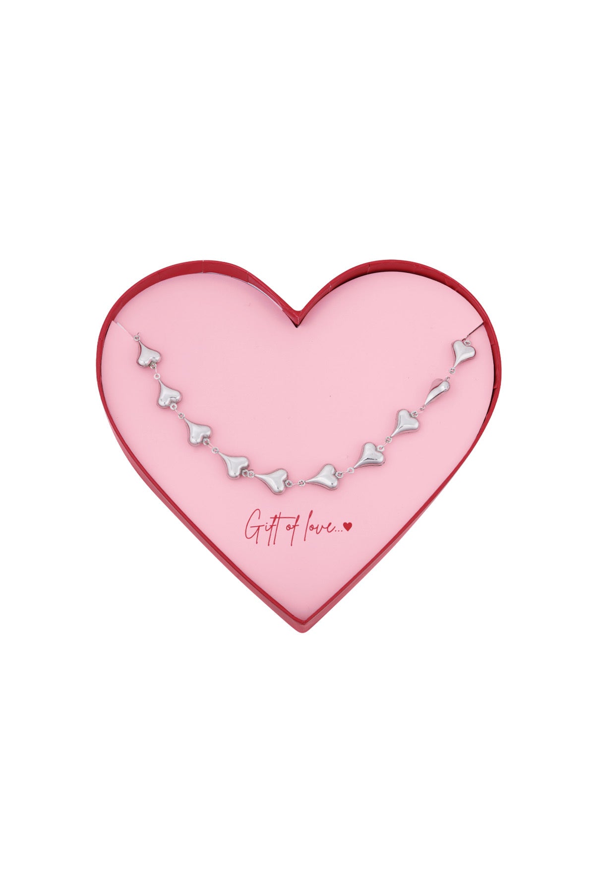 Gift of love ketting - zilver