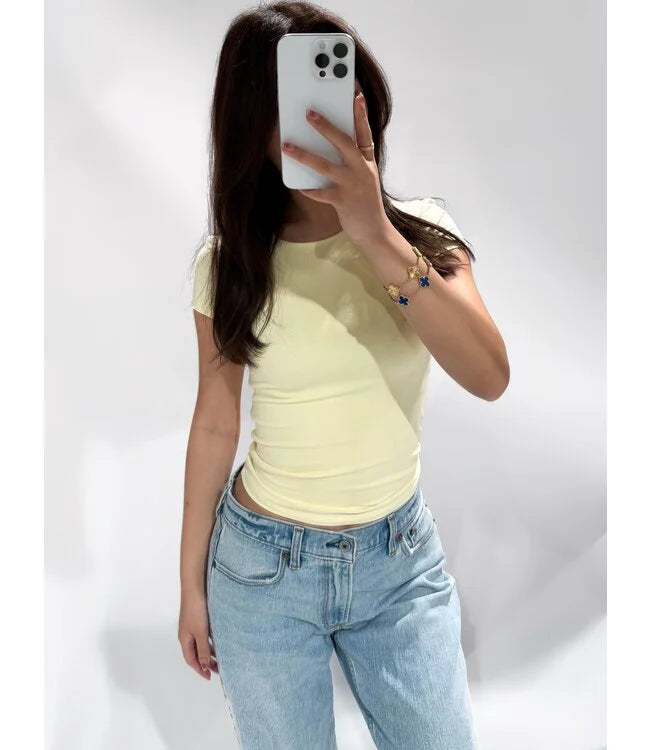 Arya tee - yellow