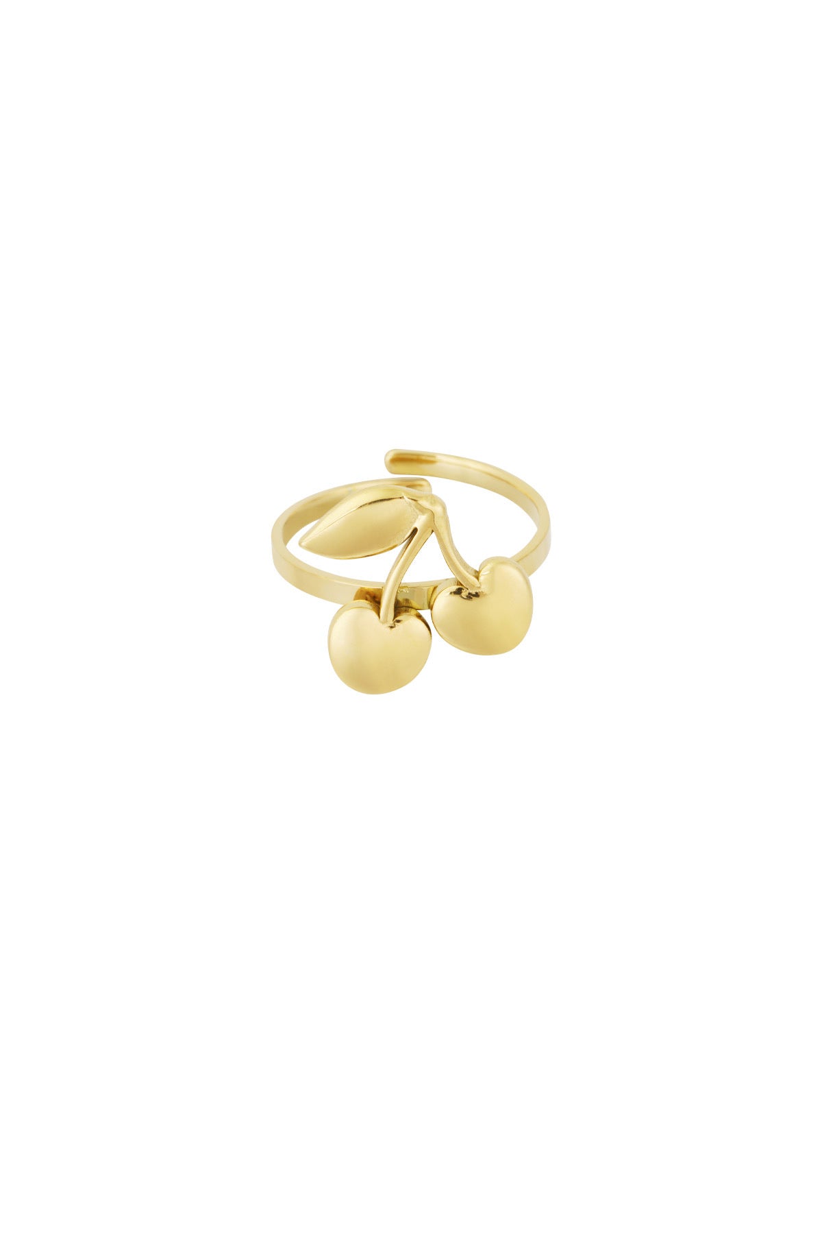 Cherry bomb ring - goud