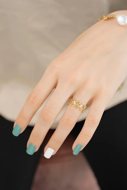 Stars ring - goud