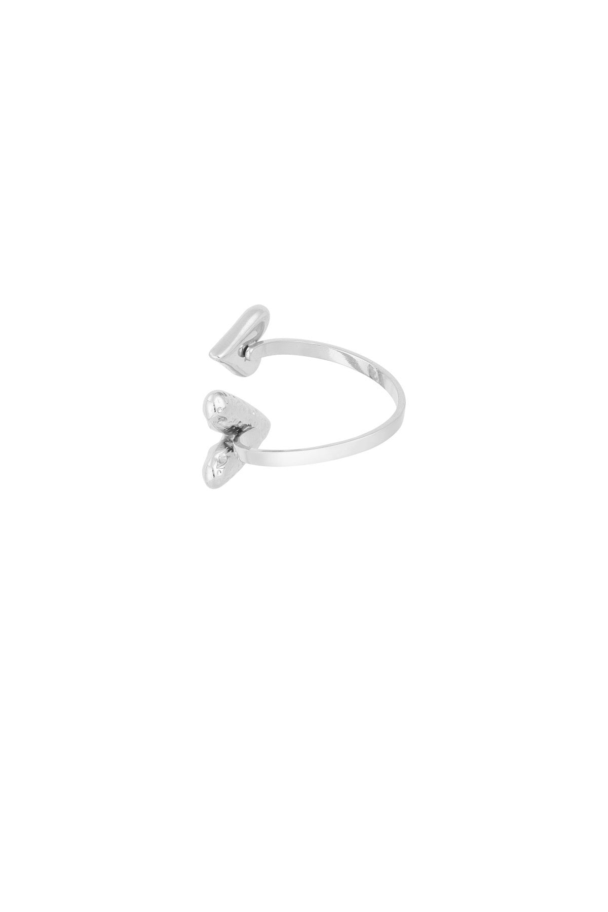 Dual affection ring - zilver