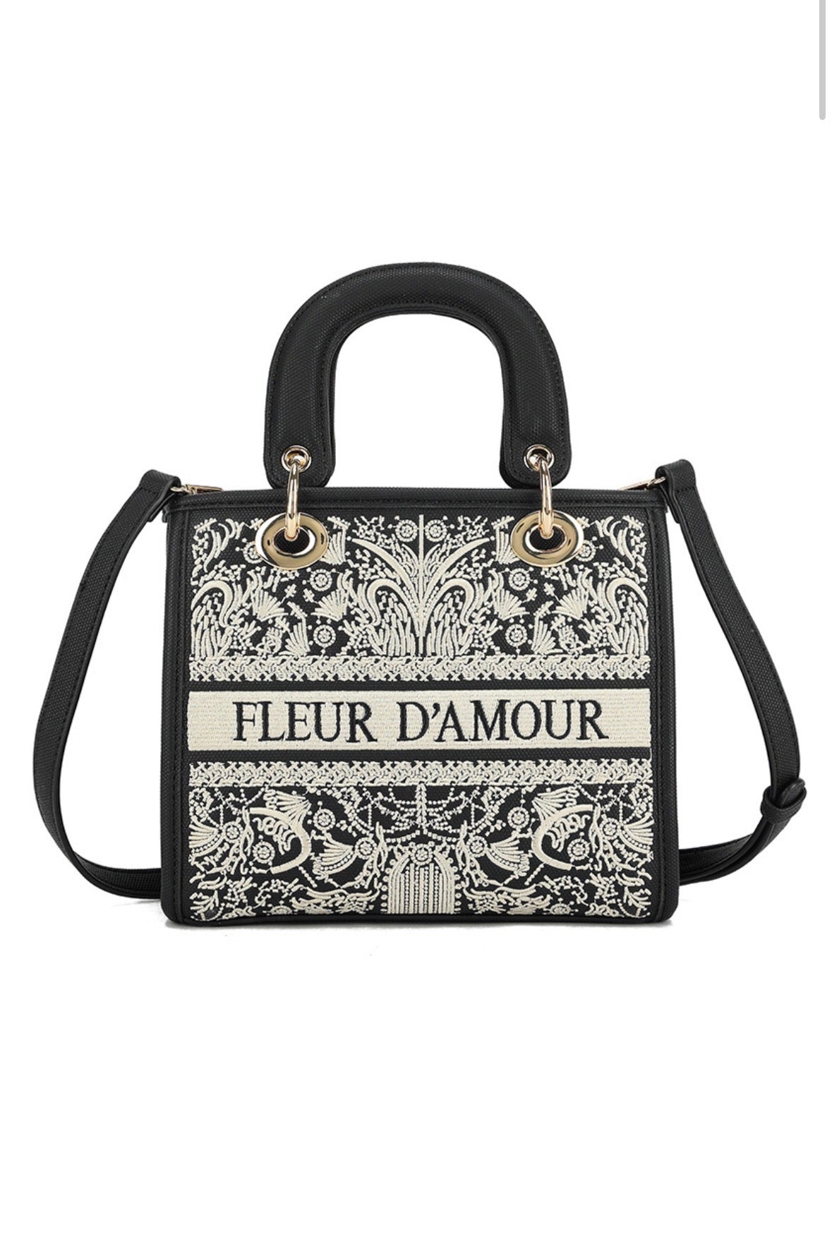 Fleur d’Amour bag - zwart