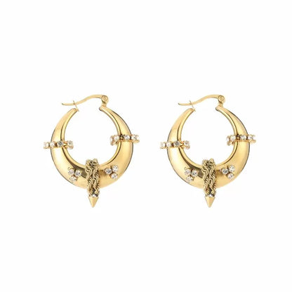 Dazzle boho oorbellen - goud