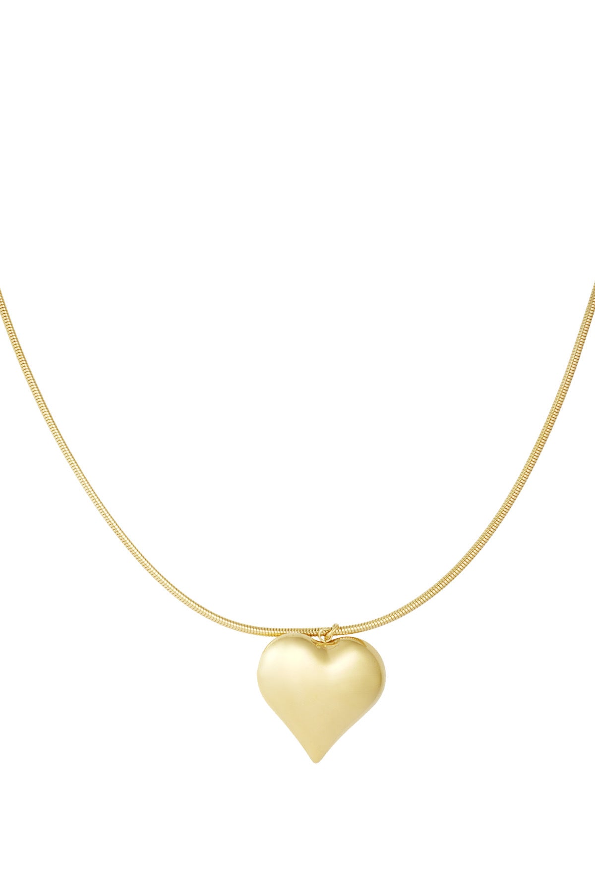 Bold heart ketting - goud
