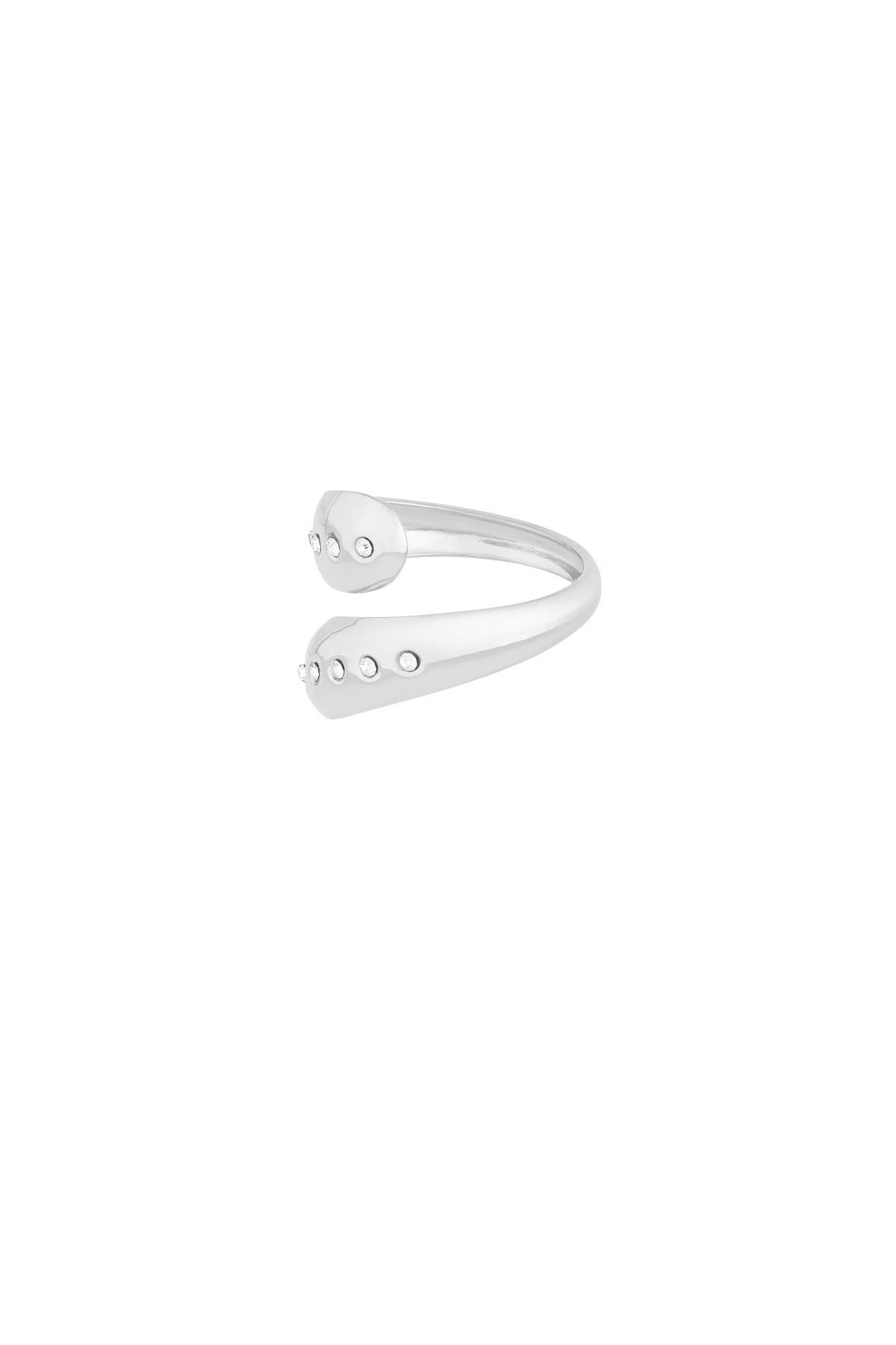 Soft glow ring - zilver