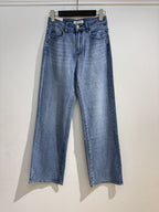 Strass Wide Leg jeans - blue