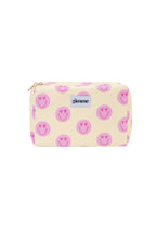 Make-up tas smiley - geel