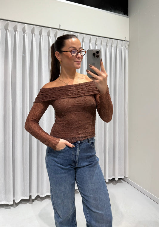 Samantha top - brown