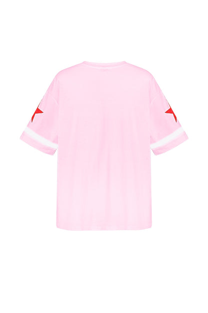 Sporty girl T-Shirt - roze