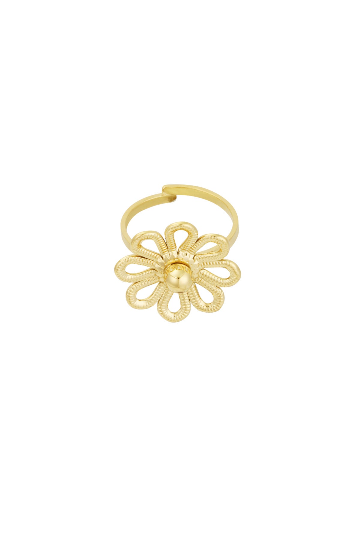 Happy flower ring - goud