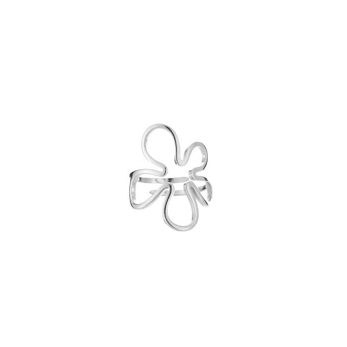 Bloom ring - zilver