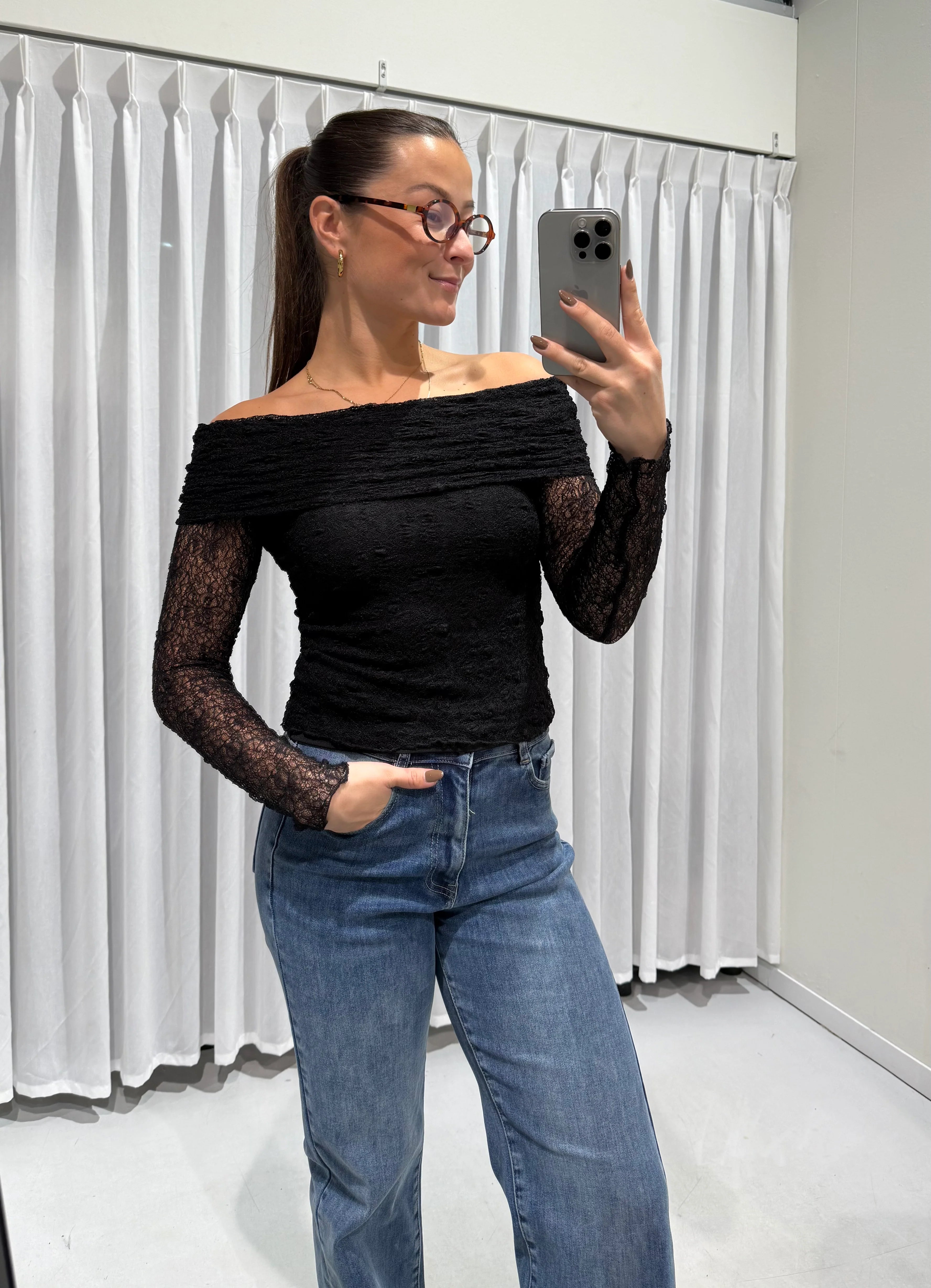 Samantha top - black