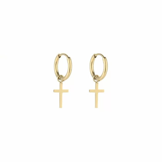 Faith oorbellen - goud