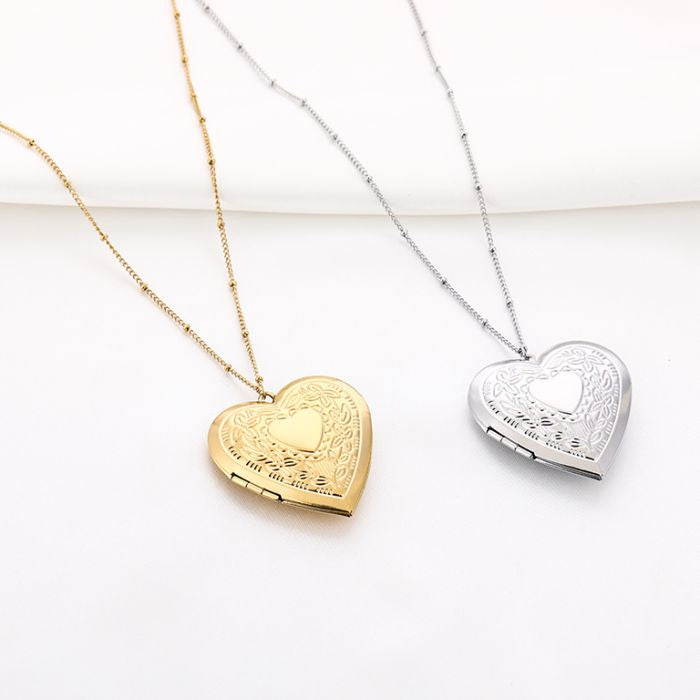 Lange liefde hart ketting