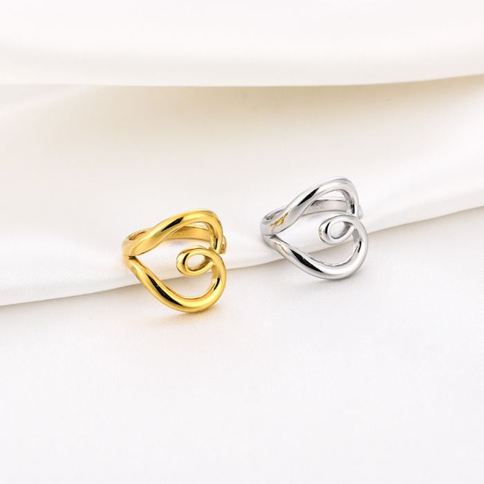 Swirl of love ring