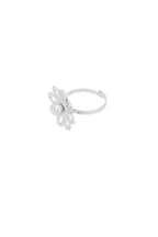 Happy flower ring - zilver