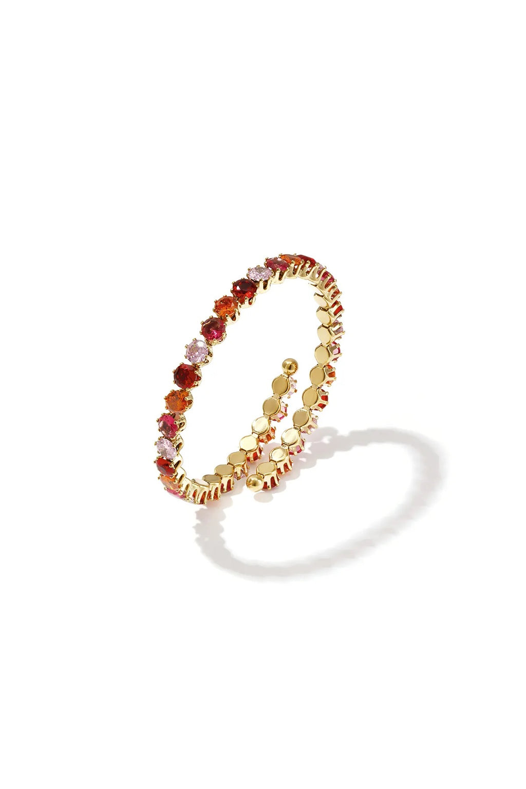 Rainbow glow bangle armband