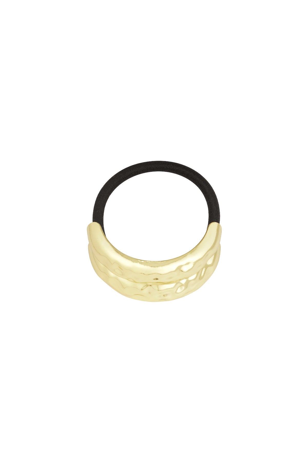 Statement haarelastiek - goud