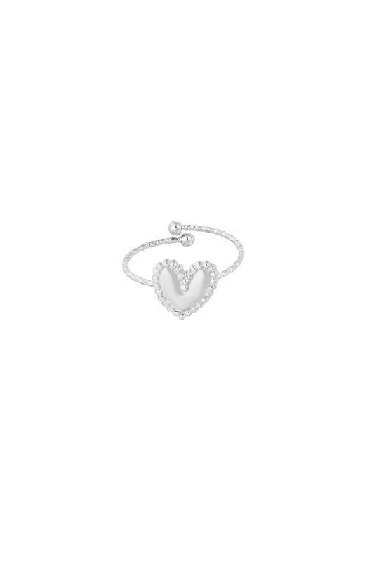 Lover girl ring - zilver