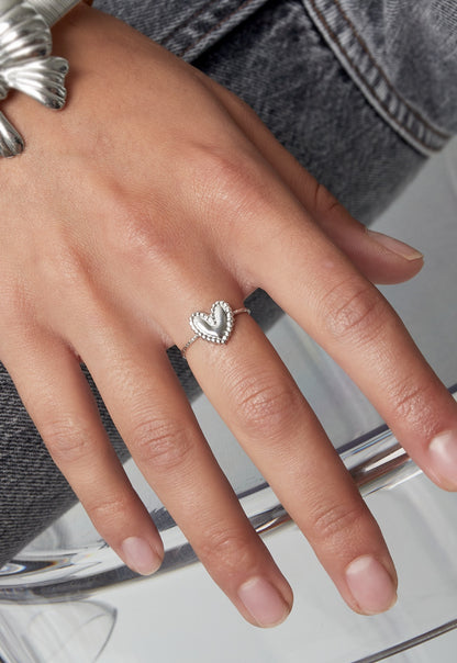 Lover girl ring - zilver