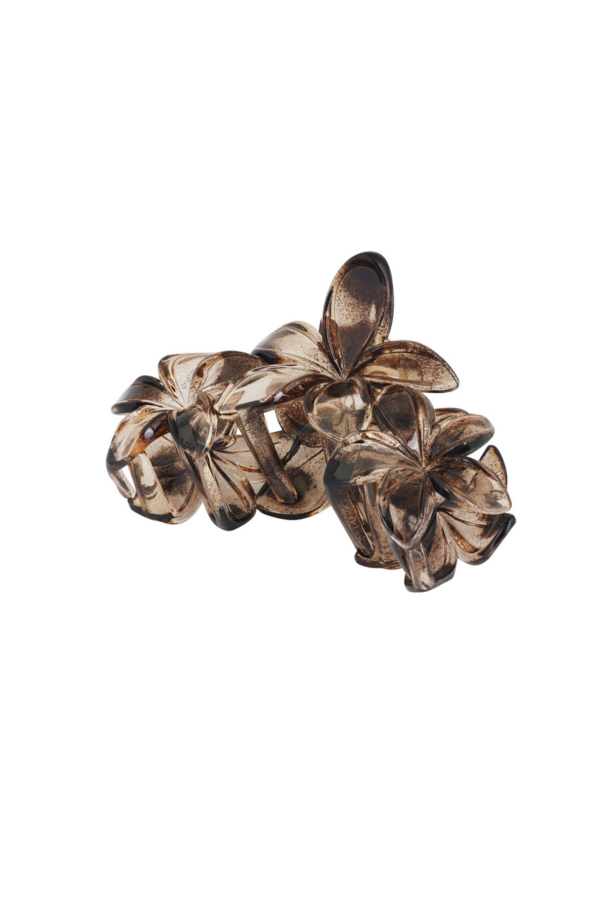 Wildflower haarclip - bruin