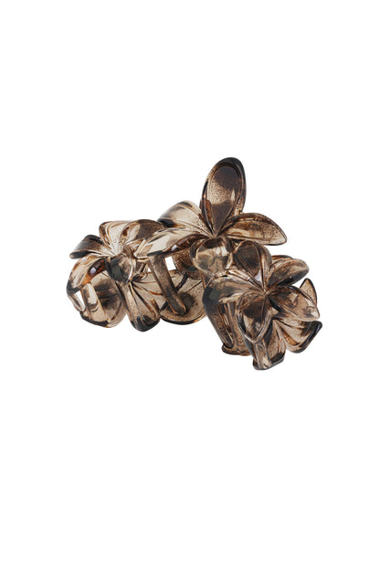 Wildflower haarclip - bruin