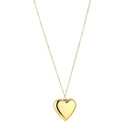 Lange ketting met hart - goud
