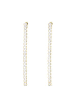 Glamorous party oorbellen - goud