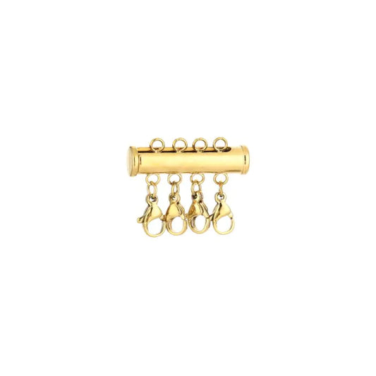 Multi ketting sluiting 4 - goud