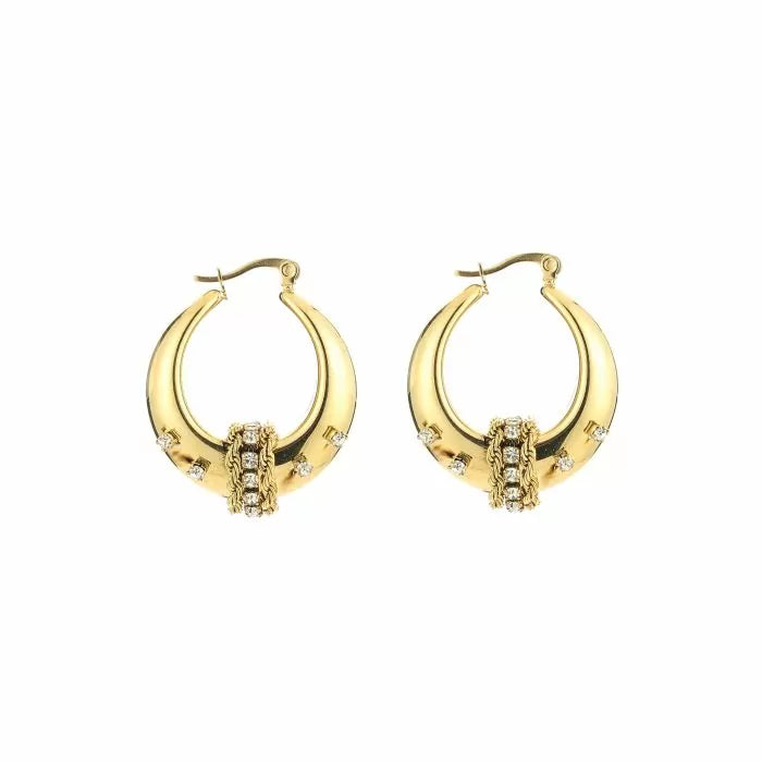 Boho shine oorbellen - goud