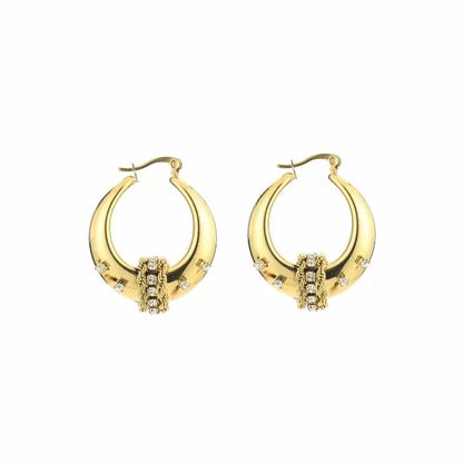 Boho shine oorbellen - goud