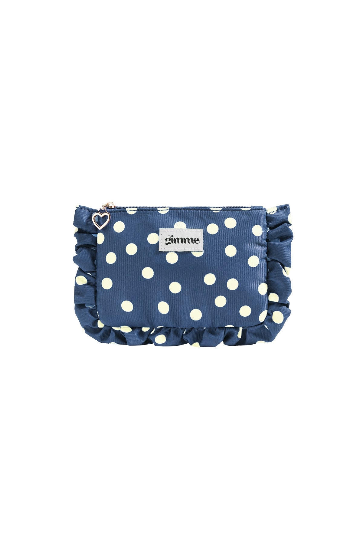 Make-up tas stippen - marineblauw