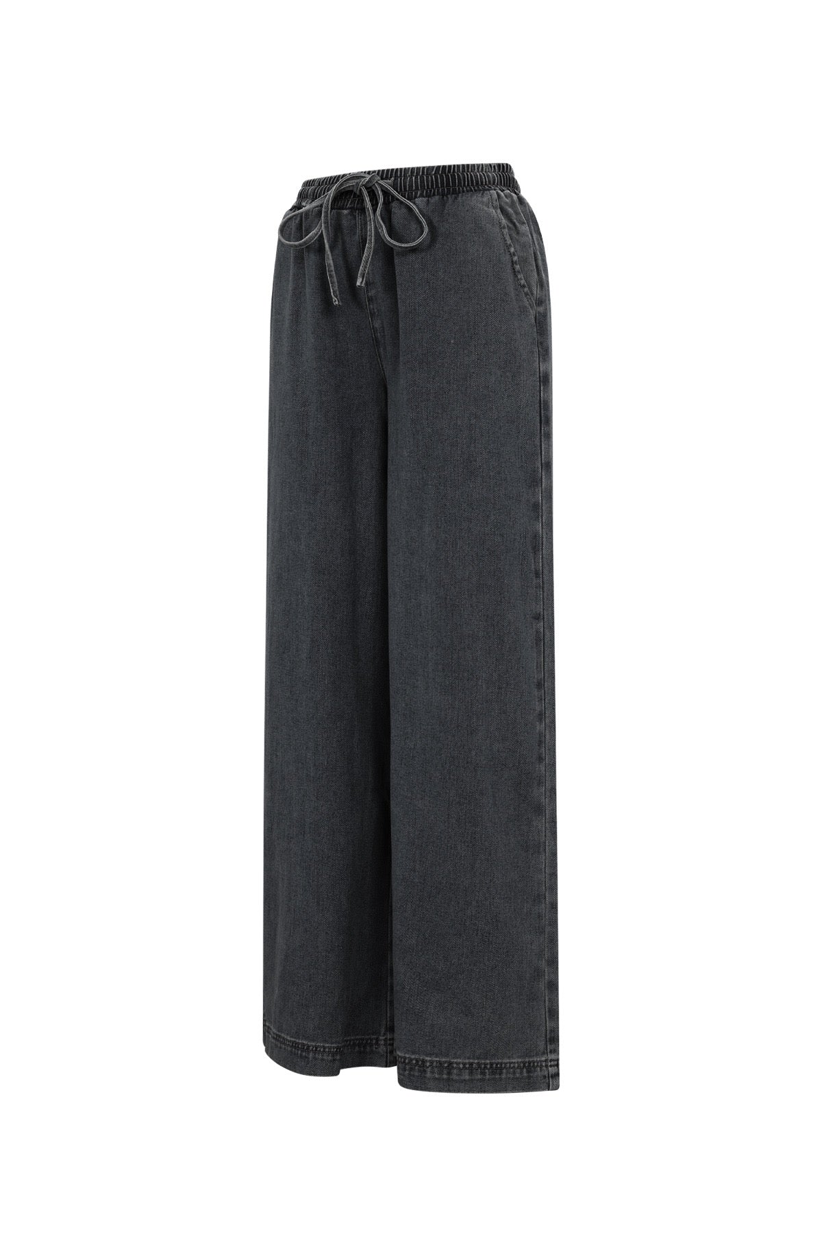Denim joggingbroek - zwart