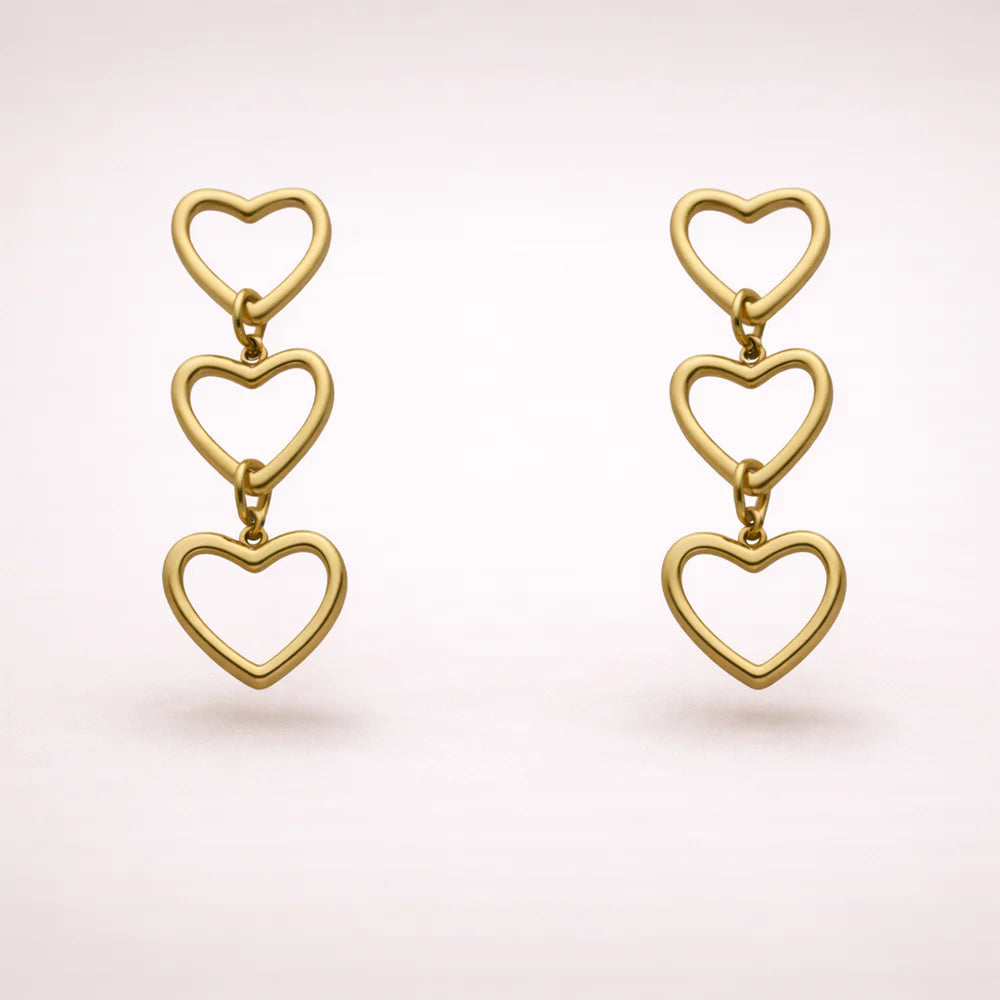 Trips hearts oorbellen