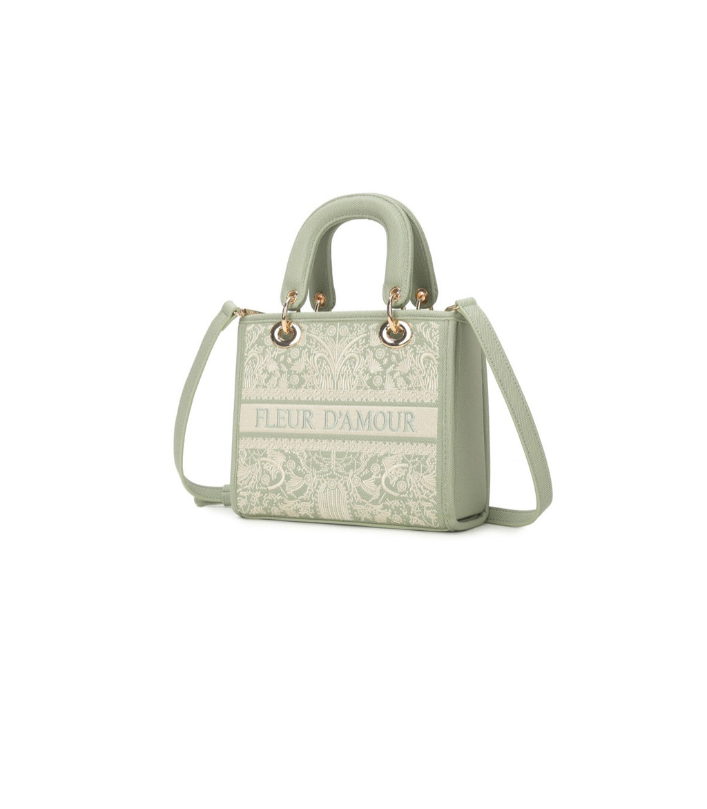 Fleur d’Amour bag - mintgroen