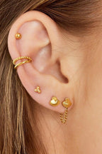 Dubbel touw earcuff
