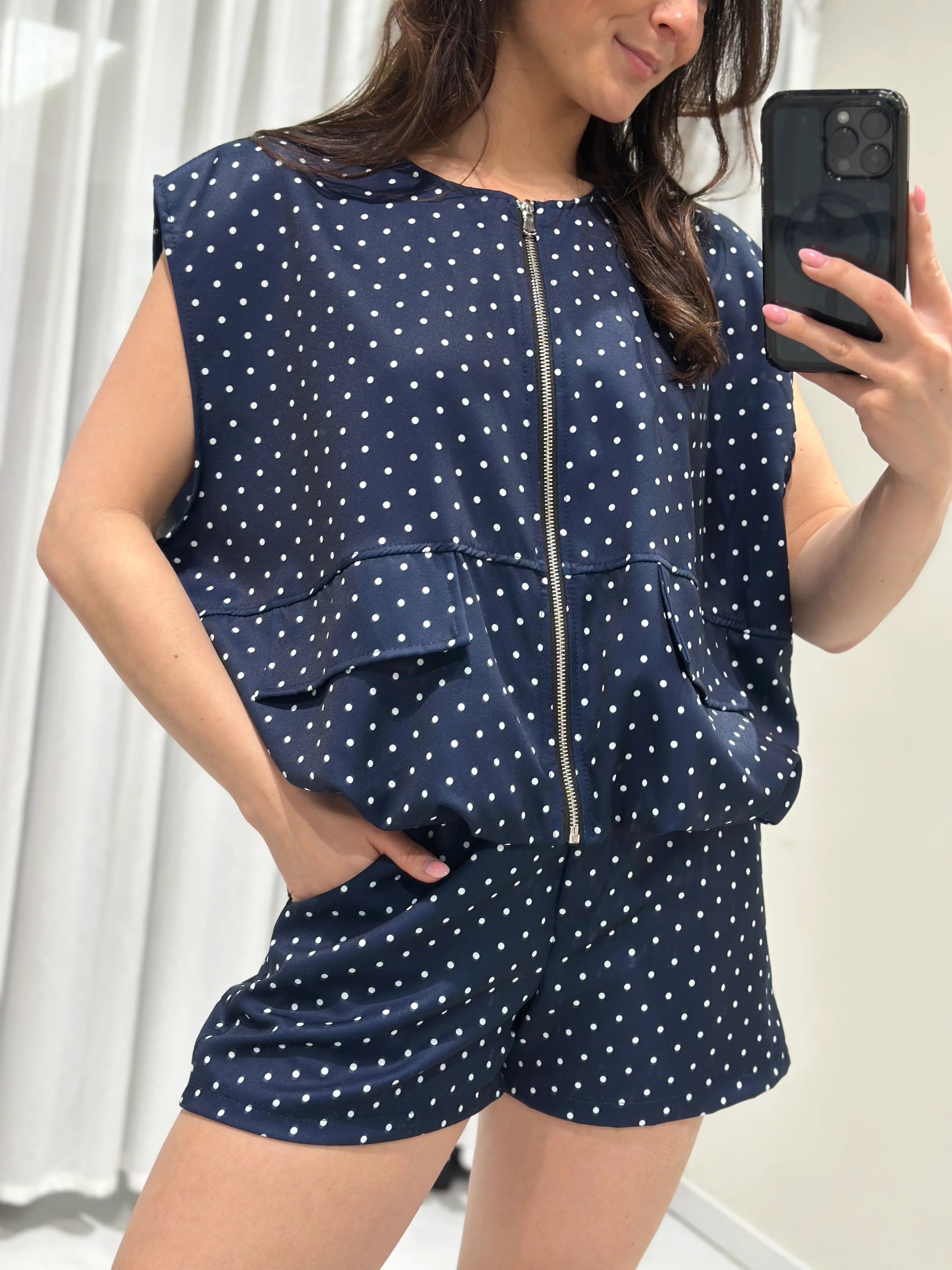Julie 2-piece set blue