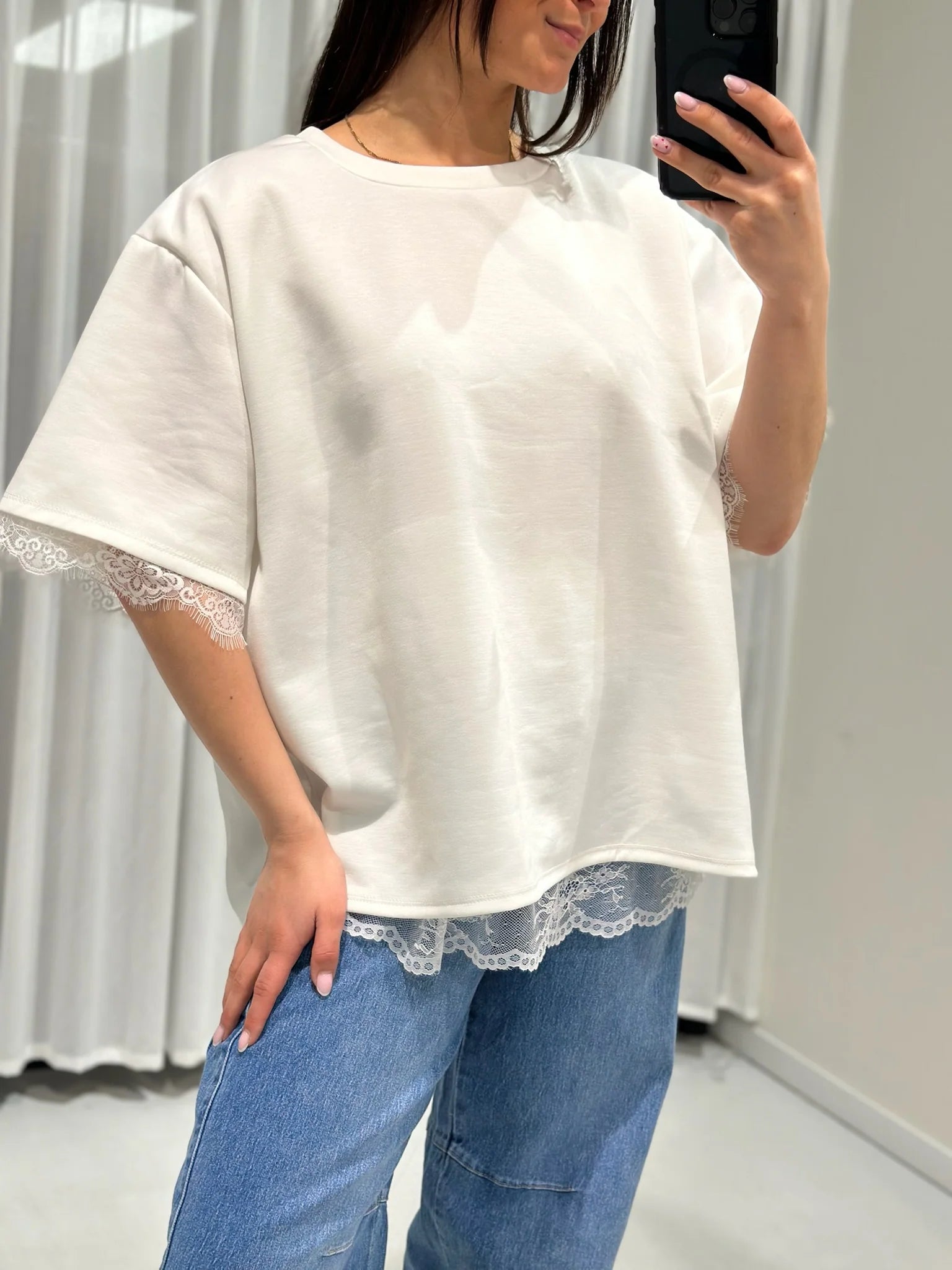 Daisy top - white