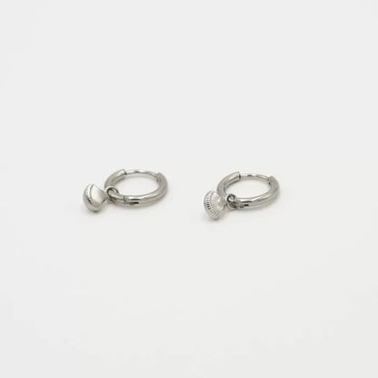 Shellies oorbellen - zilver