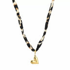 Leopard love ketting - goud