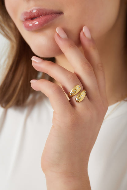 Soft glow ring - goud